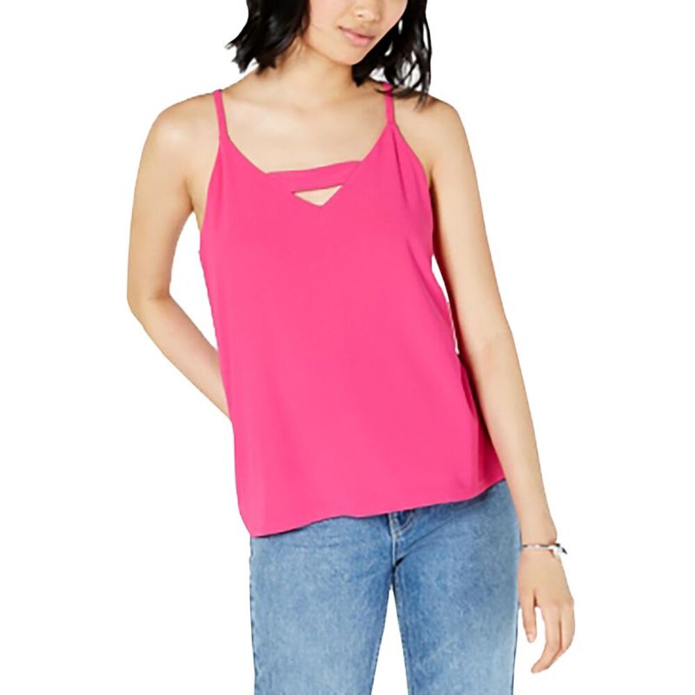 Bar III Zip Back Halter Top